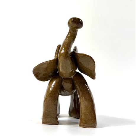 VINTAGE  CERAMIC ELEPHANT FIGURE