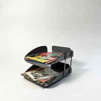 VINTAGE ALUMINUM LETTER ORGANIZER