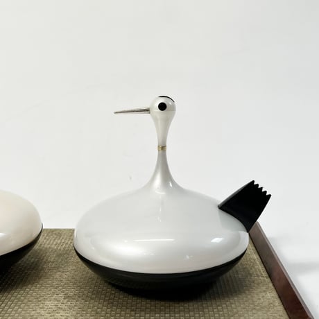 JAPAN VINTAGE 60’S “NATIONAL” CRANE ASHTRAY