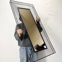 USED IRON FRAME WALL MIRROR