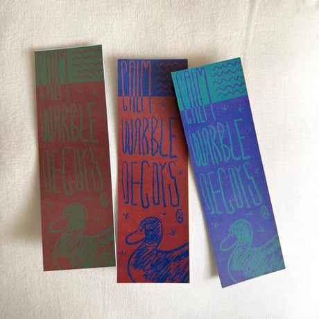 CALM WARBLE DECOYS "CALM WARBLE DECOYS 2023-2025 ARCHIVE"