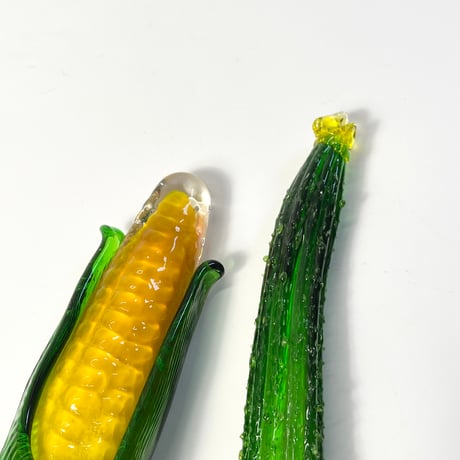 USED GLASS SUMMER VEGETABLES