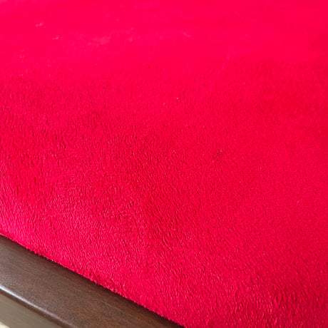 USED  WOODEN FRAME FABRIC LOUNGE CHAIR