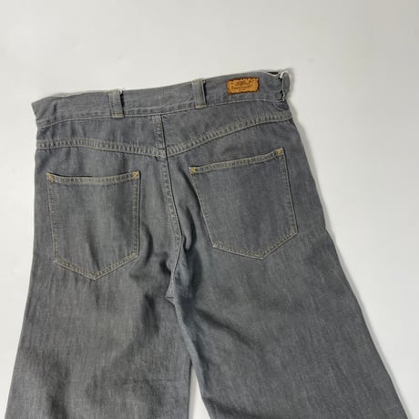 USED "RALPH LAUREN" WIDE FLARE DENIM PANTS