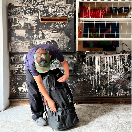USED 90'S "MEI" 2WAY NYLON BIG BAGPACK