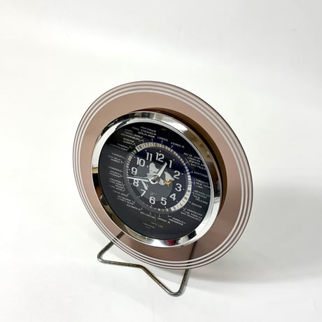 VINTAGE  70'S "LORD KING / WORLD TIME CLOCK"