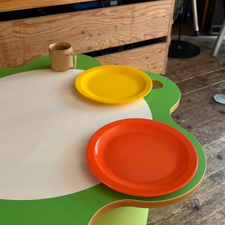 USED WOODEN FLOWER CENTER TABLE