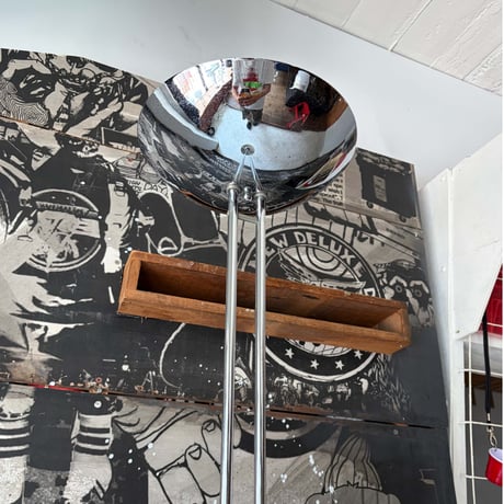 JAPAN USED IRON FRAME FLOOR STAND LAMP