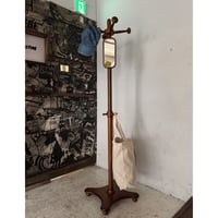 USED WOODEN COAT RACK