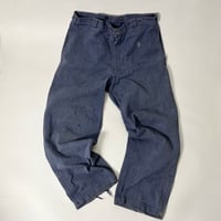VINTAGE 50-60'S "SWISS ARMY" DENIM TROUSERS