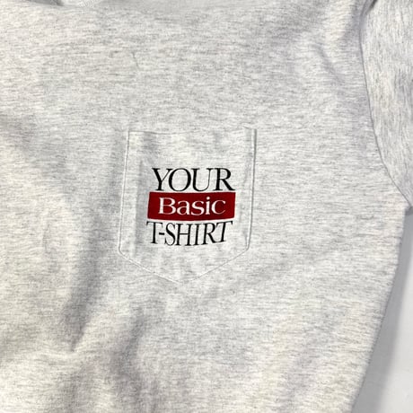 USED "YOUR BASIC T-SHIRT / KEEP IT BASIC" T-SHIRT