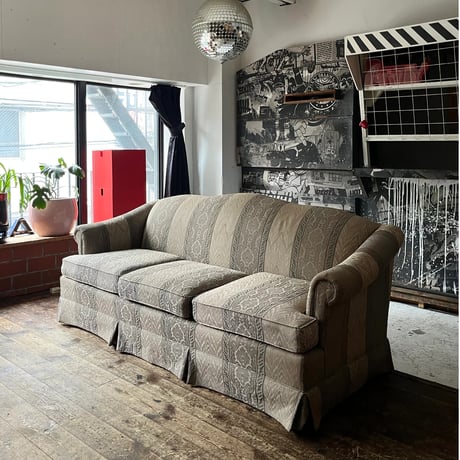 USED  “CRAYTON MARCUS” FABRIC 3P SOFA