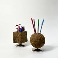 VINTAGE 60’S-70’S CORK ROTATING PEN HOLDER