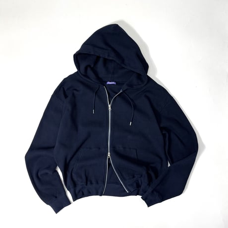 COOME "WAFFLE ZIP UP HOODIE"