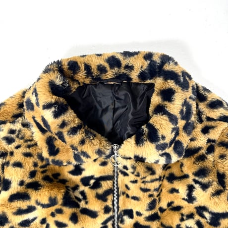 USED 00S "NO BOUNDARIES" LEOPARD FUR JACKET