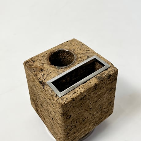 VINTAGE 60’S-70’S CORK ROTATING PEN HOLDER