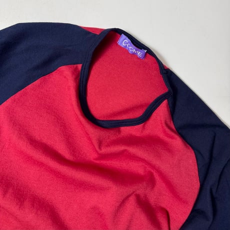 COOME "COTTON RAGRAN TEE"