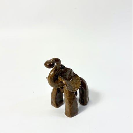 VINTAGE  CERAMIC ELEPHANT FIGURE