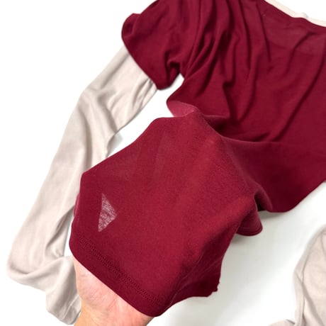 COOME "SHEER LAYERED TOP"