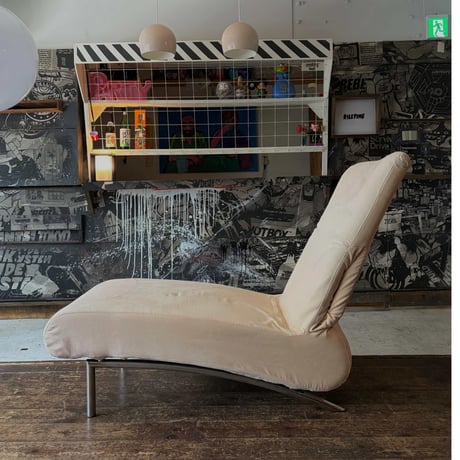 USED UNKNOWN MOVABLE IRON FRAME FABRIC 1P SOFA