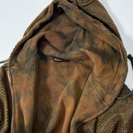 diidii "Reversible Double Raschel Hoodie"