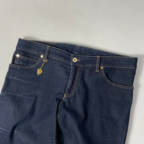USED "GUCCI" LOW-RISE DENIM PANTS
