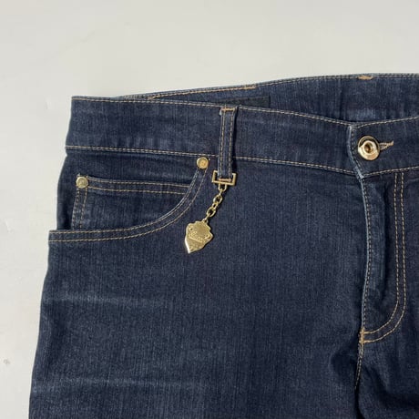 USED "GUCCI" LOW-RISE DENIM PANTS