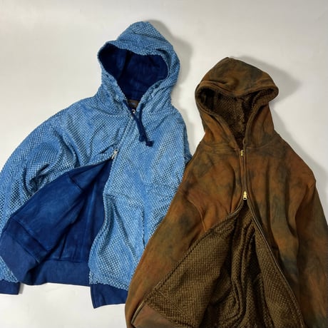 diidii "Reversible Double Raschel Hoodie"