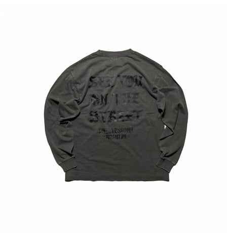 -S.O.S FADE L/S TEE- DAZZLE SUGAR