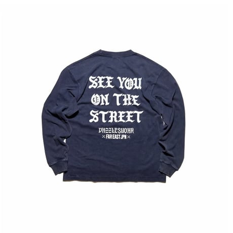 -S.O.S FADE L/S TEE- DAZZLE SUGAR