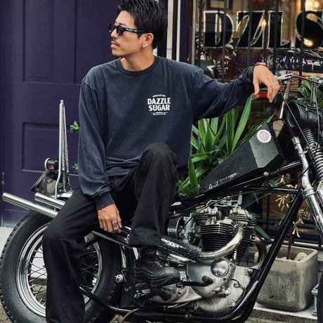 -S.O.S FADE L/S TEE- DAZZLE SUGAR