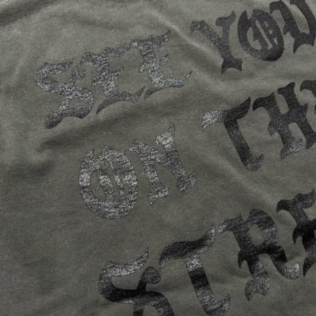-S.O.S FADE L/S TEE- DAZZLE SUGAR