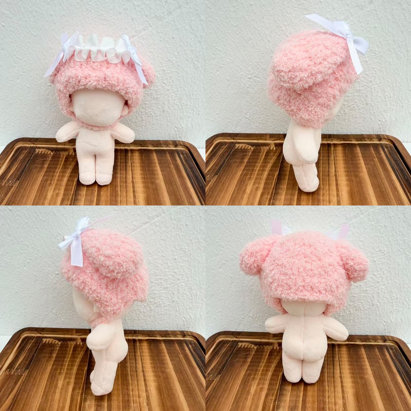 10cmぬい用 もこもこなりきり帽子 全5種｜ぬい服・ぬいぐるみ用ヘッド