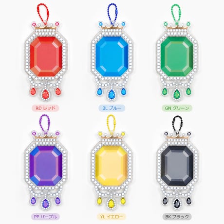 【G.triGerオリジナル】ジュエリー風アクリルフレーム 58mm缶バッジ・アクスタ用