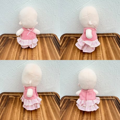 【スウィートバブル】2段フリル キャミワンピース ｜10cm〜15cm ぬい服