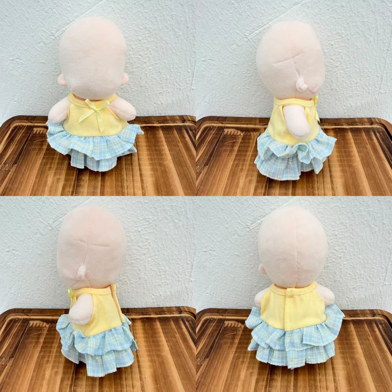スウィートバブル】2段フリル キャミワンピース ｜10cm〜15cm ぬい服