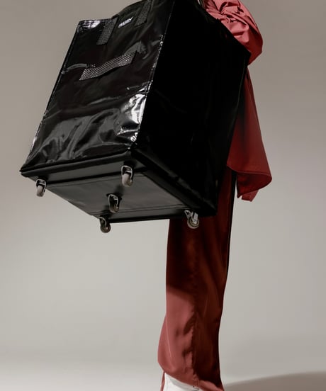 HULKEN BAG BLACK ハルケン ローリングトート バッグ