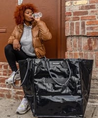 HULKEN BAG BLACK ハルケン ローリングトート バッグ