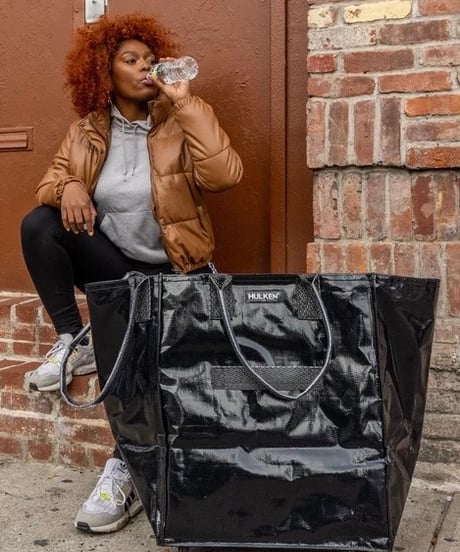 HULKEN BAG BLACK ハルケン ローリングトート バッグ