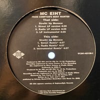 MC EIHT / Streiht Up Menace (12inch)