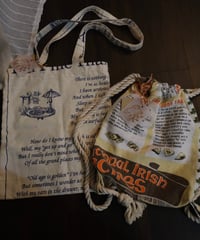 【26aw】vintage cross totobag & knapsack