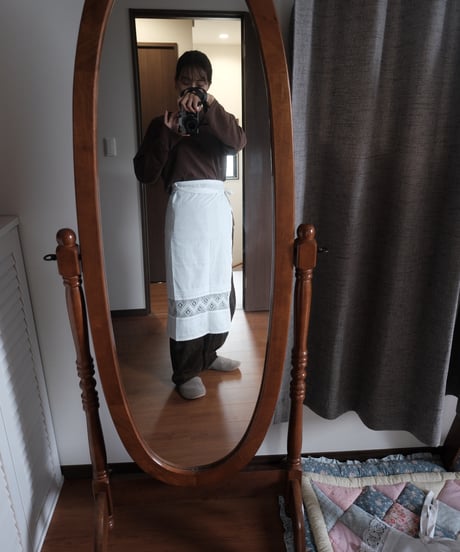 【26aw】ladies apron skirt