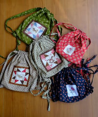 【26aw】patchwork knapsack ［即納］