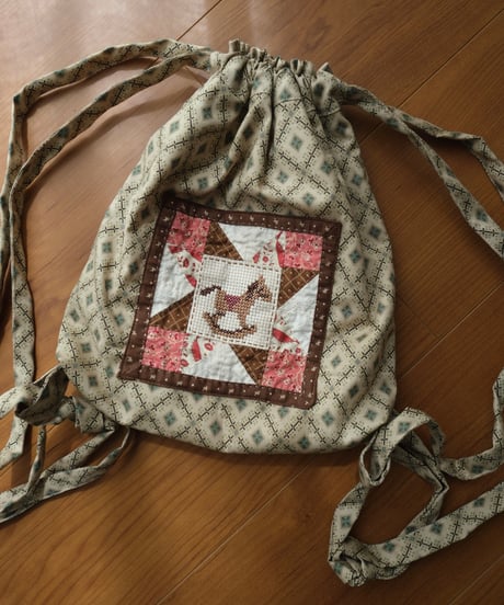 【26aw】patchwork knapsack ［即納］