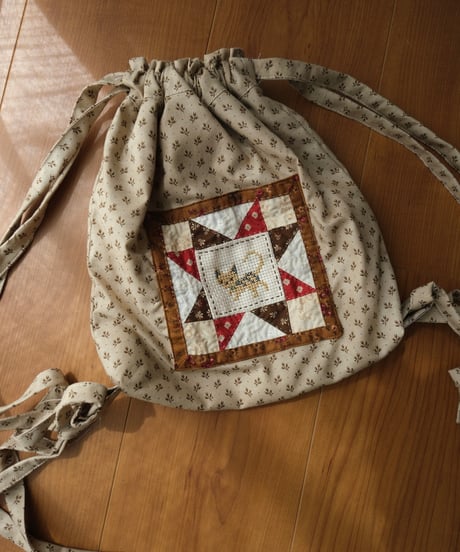 【26aw】patchwork knapsack ［即納］
