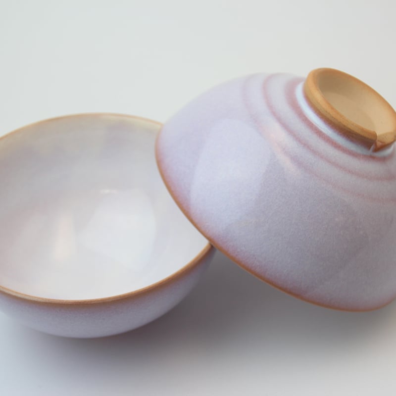萩むらさき組茶碗（化粧箱）｜萩焼窯元 萩陶苑 椿秀窯 ギフト