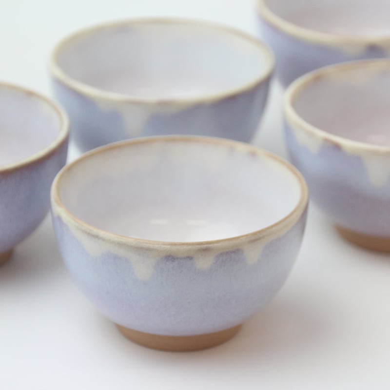 萩むらさき汲み出し揃（化粧箱）｜萩焼窯元 萩陶苑 椿秀窯 ギフト