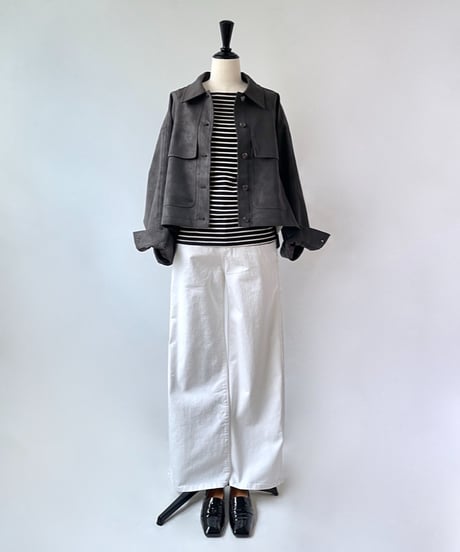 Neo Anemos　デニム ワイドパンツ（ホワイト）