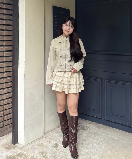 レースフリルスカート