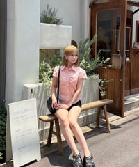 パフスリーブ　シャツ